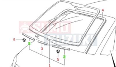 Suzuki Alto, Ignis, Sx4, Wr+ szélvédő hézagoló gyári 84617-60D00
