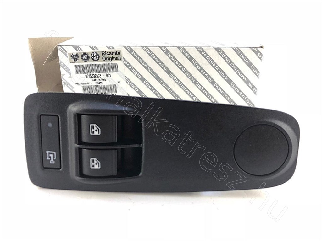 Ablakemelő kapcsoló - JUMPER, DUCATO, BOXER - 53236081, 735532903 -  - FIAT eredeti Eredeti új 53236081 1. kép