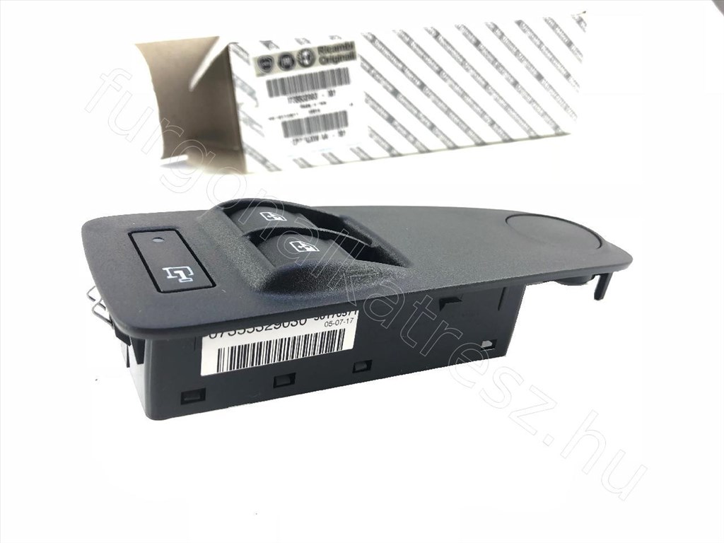 Ablakemelő kapcsoló - JUMPER, DUCATO, BOXER - 53236081, 735532903 -  - FIAT eredeti Eredeti új 53236081 2. kép