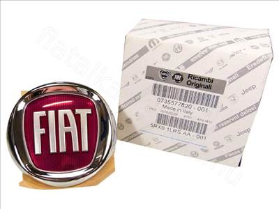 Hátsó embléma - GRANDE, IDEA, DOBLO, PANDA - 735577820, 735461033 -  - FIAT eredeti Eredeti új 735577820