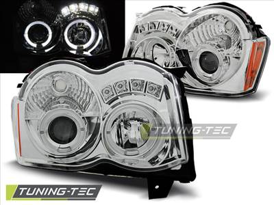 JEEP GRAND CHEROKEE 08-10 ANGEL EYES CHROME  Tuning-Tec Fényszóró