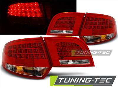 AUDI A3 8P 04-08 SPORTBACK RED WITE LED Tuning-Tec Hátsó Lámpa