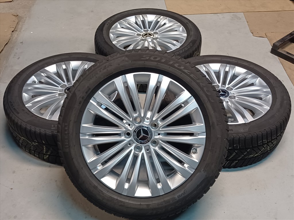 Mercedes W206 C klasse 5x112 7x17 225/50 R17 téli gumikkal 4db 2. kép