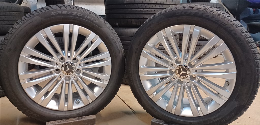 Mercedes W206 C klasse 5x112 7x17 225/50 R17 téli gumikkal 4db 5. kép