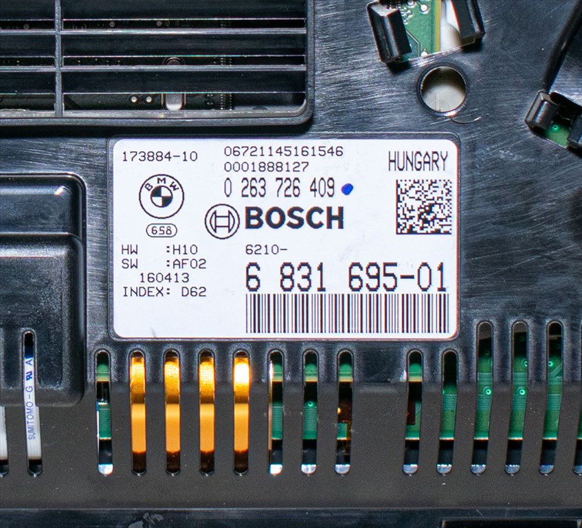 BMW 5er F10-F11-F07, 7er F01-F02, X3 F25, X4 F26 óracsoport 3. kép