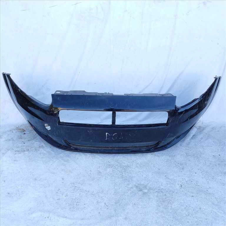 208696 Fiat Grande Punto 2005-2009 fekete színű első lökhárító, a képen látható sérüléssel 735409096 1. kép