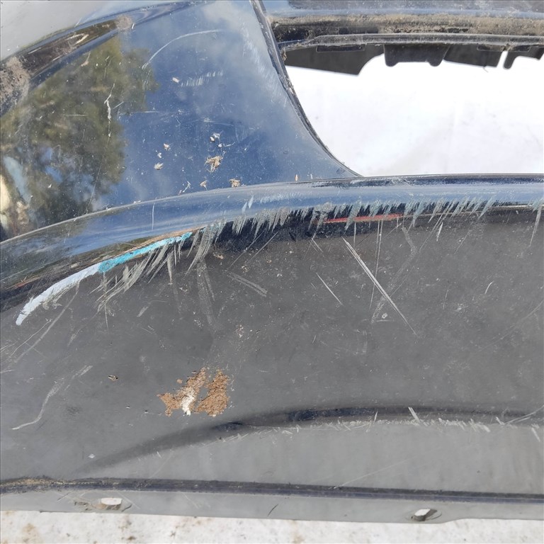 208696 Fiat Grande Punto 2005-2009 fekete színű első lökhárító, a képen látható sérüléssel 735409096 5. kép