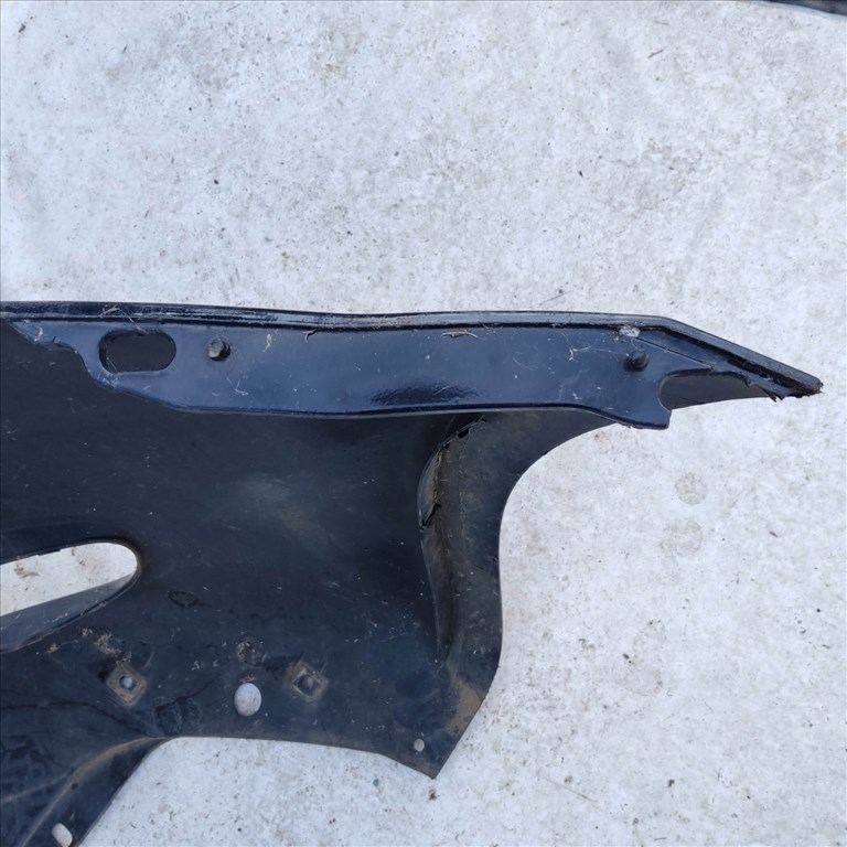 208696 Fiat Grande Punto 2005-2009 fekete színű első lökhárító, a képen látható sérüléssel 735409096 7. kép