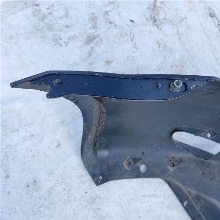 208696 Fiat Grande Punto 2005-2009 fekete színű első lökhárító, a képen látható sérüléssel 735409096 8. kép