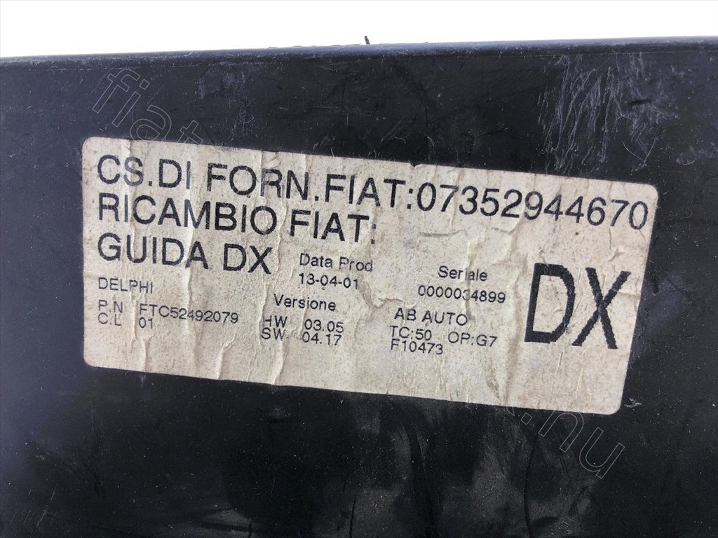 Fűtéskapcsoló - 147, GT - BO.735294467, 156051373 -  - Bontott Alfa  735294467 3. kép