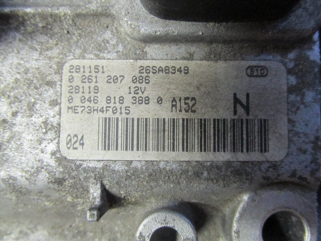 Fiat Stilo 1,2 benzin motorvezérlő 0261207086 3. kép