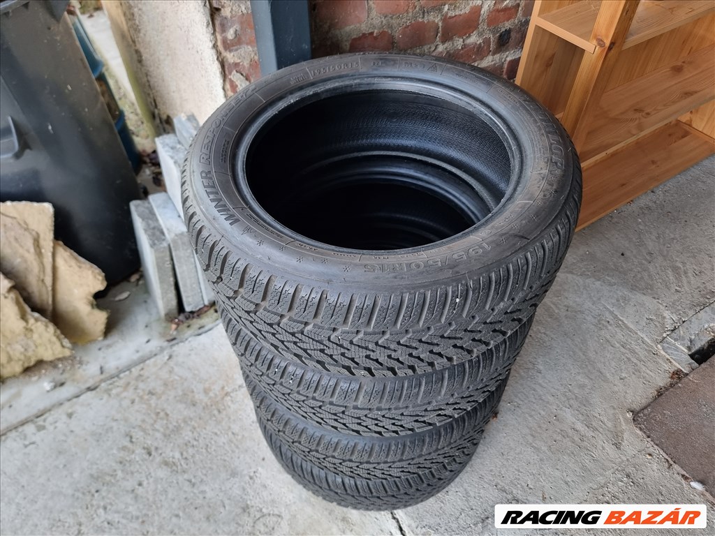 195/50R15 Dunlop téli garnitúra teljesen újszerű állapotban eladó! 3. kép