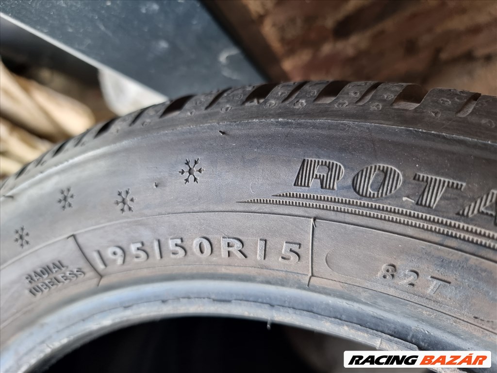 195/50R15 Dunlop téli garnitúra teljesen újszerű állapotban eladó! 8. kép