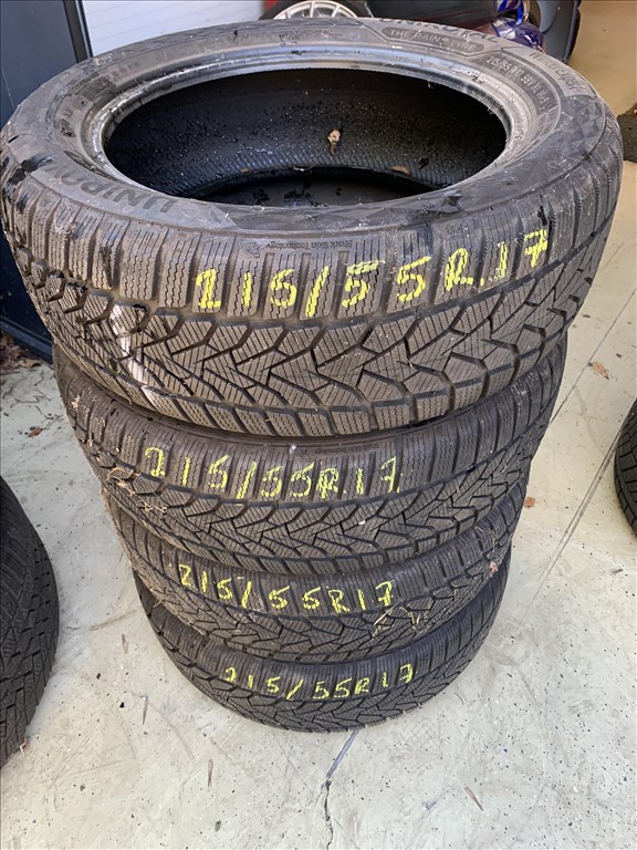  215/5517" újszerű Uniroyal téli gumi 1. kép