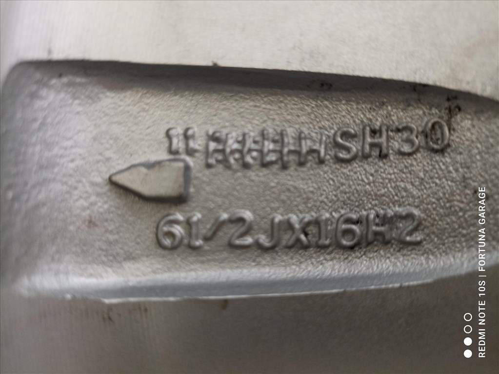 5x100 16" C4W használt alufelni garnitúra 7. kép