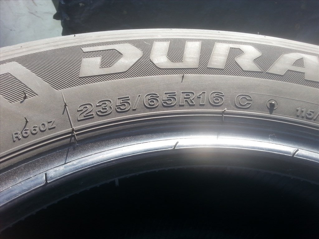  235/65R16C Bridgestone Duravis R660 kisteher nyári gumi  7. kép