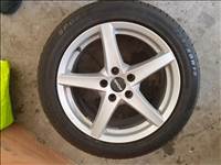  5x120 lyukosztású 18" újszerű RONAL alufelni, rajta 235/50 újszerű Wanli nyári gumi gumi 