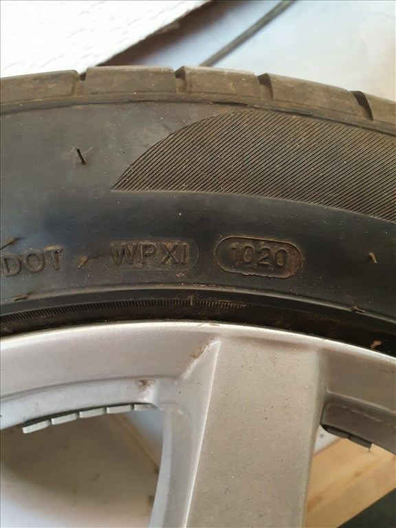  5x120 lyukosztású 18" újszerű RONAL alufelni, rajta 235/50 újszerű Wanli nyári gumi gumi  8. kép