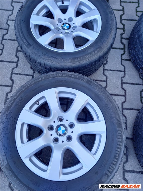 BMW F01 7-es aluszett gyári 8x17 5x120  245/45R17 Conti téli gumi Fxx 2. kép