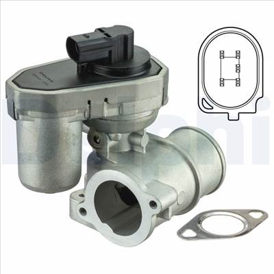 AGR-szelep DELPHI EG10410-12B1 for FORD, JAGUAR
