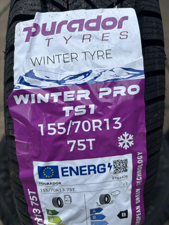 4db 155/70×13″ Tourador téli új gumiabroncs. (3698894) 2. kép