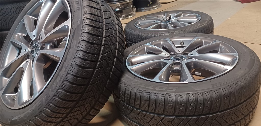  Mercedes W213 E klasse 5x112 8x18 ET43 245/45 R18 téli gumikkal 4db 3. kép