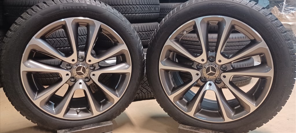  Mercedes W213 E klasse 5x112 8x18 ET43 245/45 R18 téli gumikkal 4db 5. kép