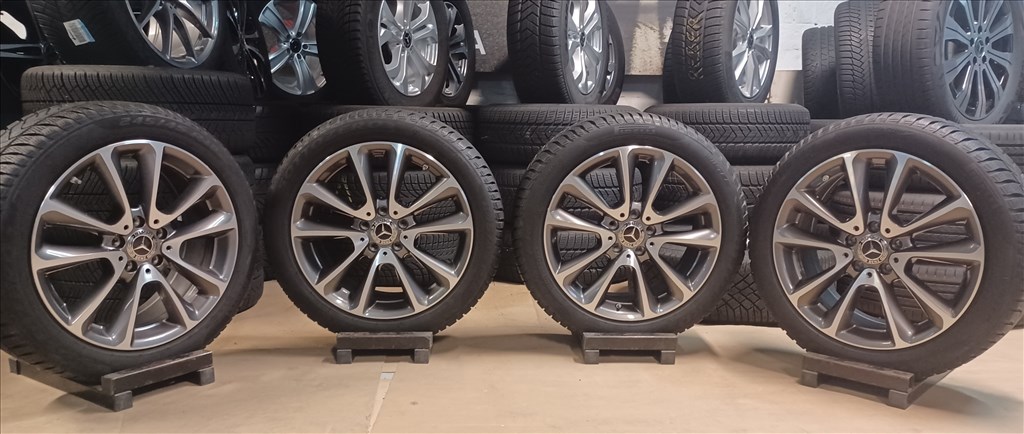  Mercedes W213 E klasse 5x112 8x18 ET43 245/45 R18 téli gumikkal 4db 6. kép