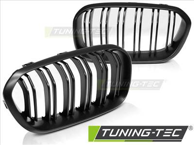 BMW F20 F21 LCI 15-18 MATT BLACK DOUBLE BAR Tuning-Tec Hűtőrács