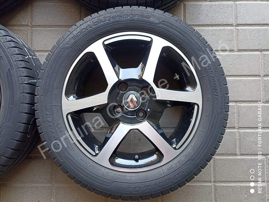 4x100 15" Renault Twingo használt nyári kerékgarnitúra 4. kép