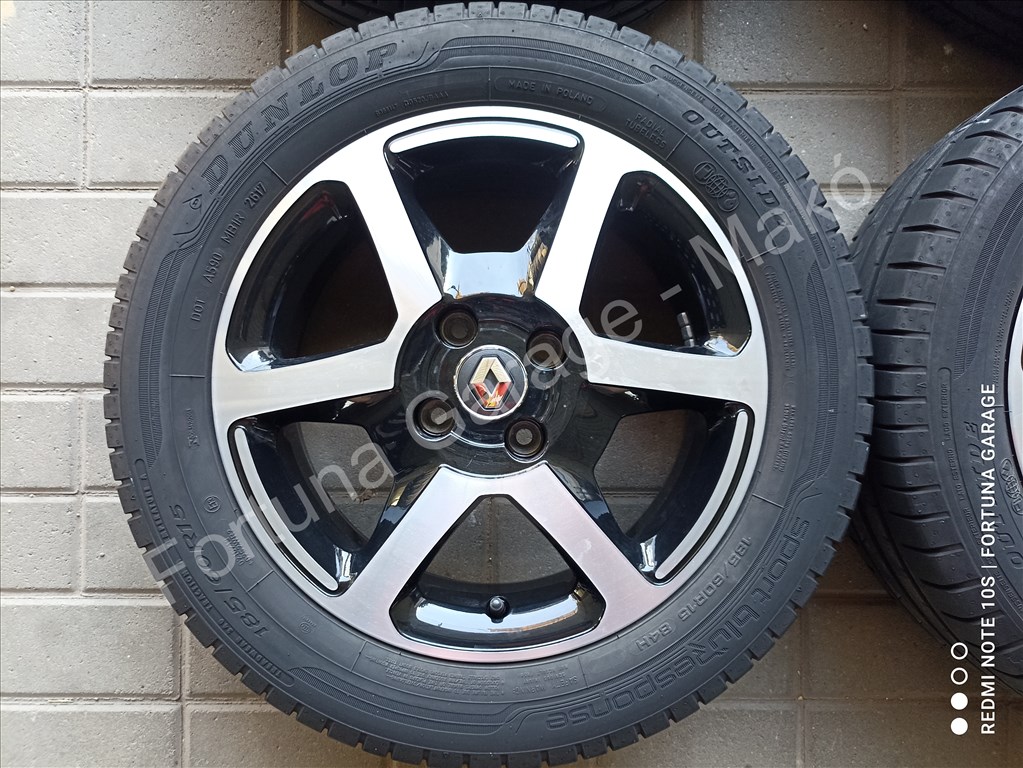 4x100 15" Renault Twingo használt nyári kerékgarnitúra 5. kép