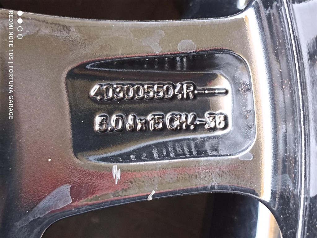 4x100 15" Renault Twingo használt nyári kerékgarnitúra 8. kép