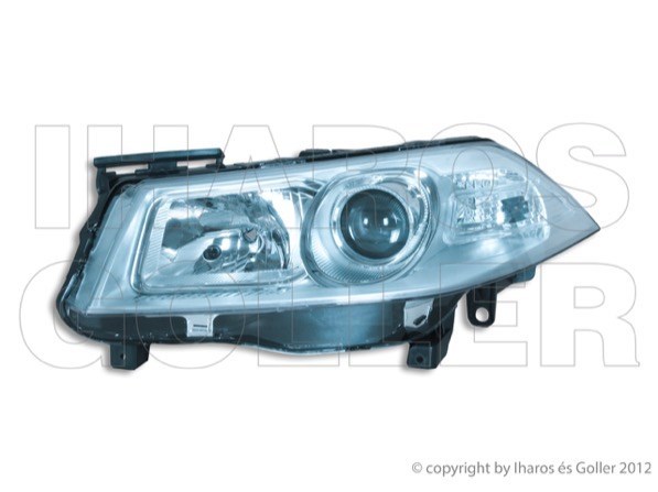 Renault Megane 2006-2008 - Fényszóró H1/H7 bal ezüst házas (motorral) DEPO 1. kép