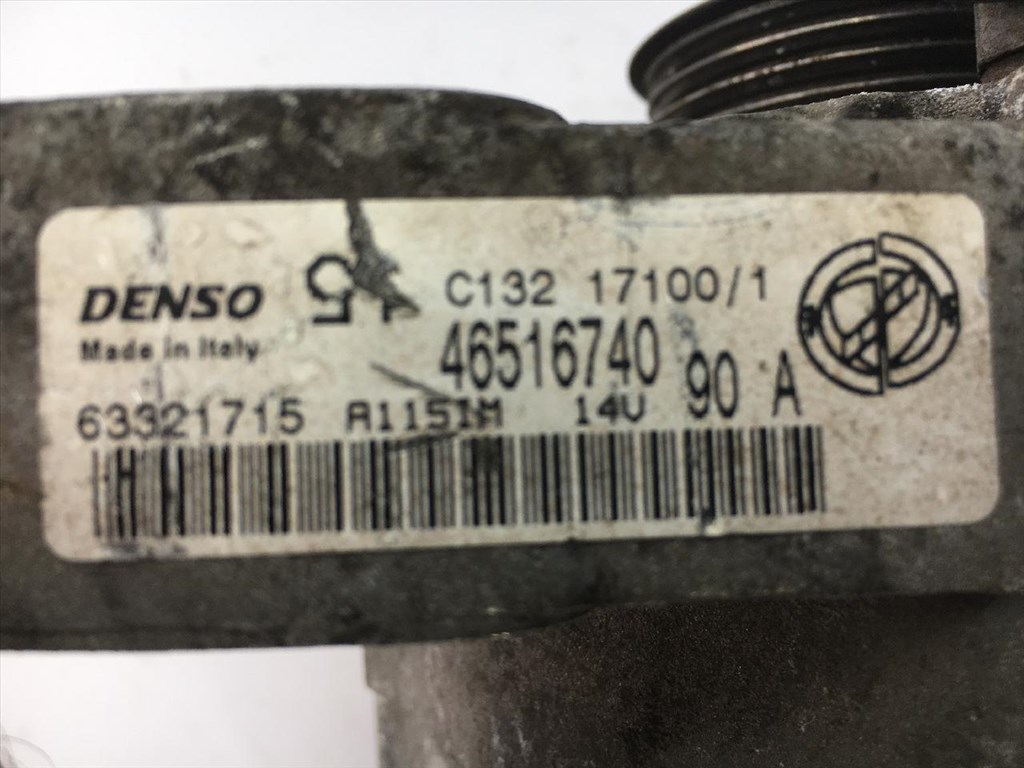 Fiat 1.2 16v generátor - BRAVO, ALBEA, BRAVA, PALIO, DOBLO, PUNTO - NAT.00124, 46516740 -  00124 2. kép