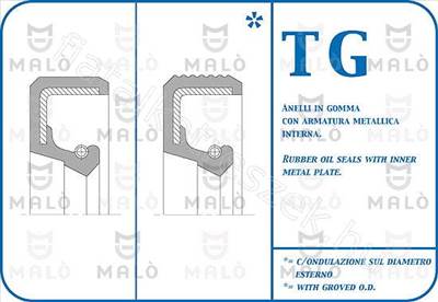 SZIMERING               40x30x7 - 505 - AK.11796/RDSI -  - Akron Utángyártott új 11796/RDSI