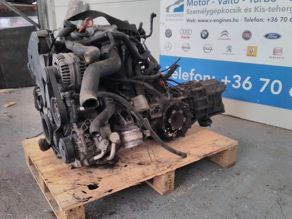 Volkswagen 1,9PDTDI, BRU bontott motor  3. kép