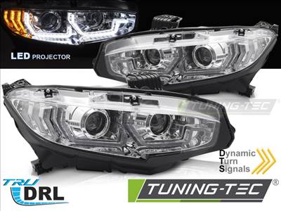 HONDA CIVIC X 16-21 FULL LED CHROME Tuning-Tec Fényszóró
