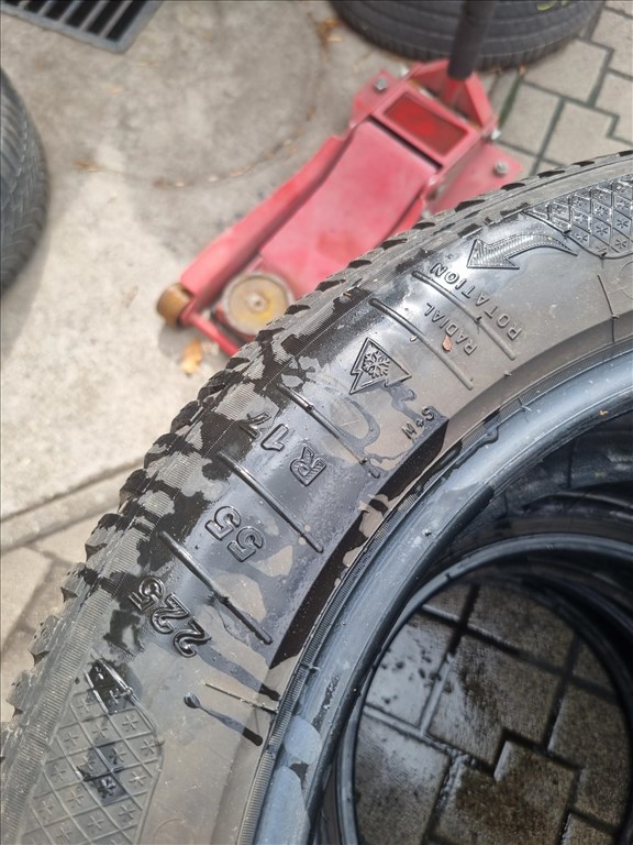  225/5517" újszerű Kleber Krisalp HP3 téli gumi 4db  6. kép