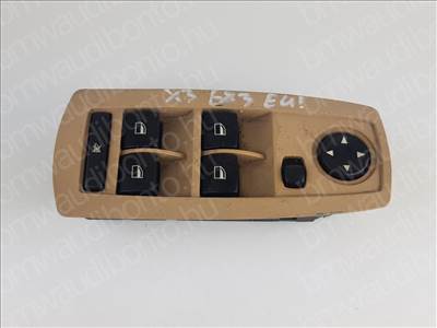 BMW X3 (E83) Sofőr oldali (négyes / kettes) elektromos ablakemelő kapcsoló (3414354, 61313414354, 61313413430)