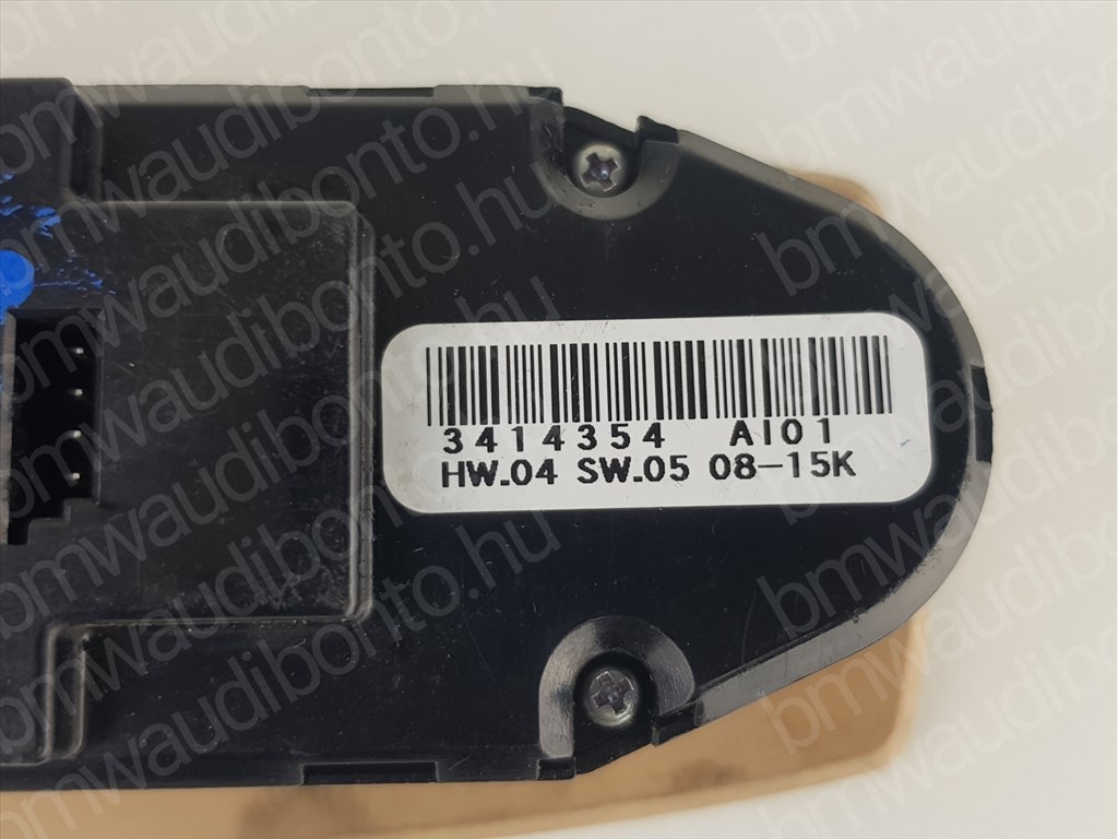 BMW X3 (E83) Sofőr oldali (négyes / kettes) elektromos ablakemelő kapcsoló (3414354, 61313414354, 61313413430) 2. kép