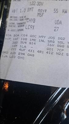 Volkswagen up! sebességváltó UDA