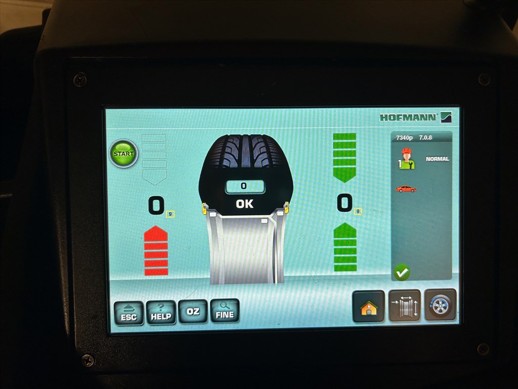 AKCIÓ! HOFMANN GEODYNA 7340 S P új kerék kiegyensúlyozó eladó (centírozó)! 3. kép