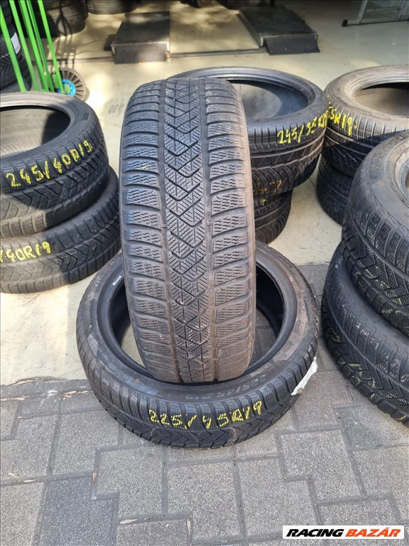  225/4519" újszerű Pirelli Sottozero 3 téli gumi 2db  3. kép