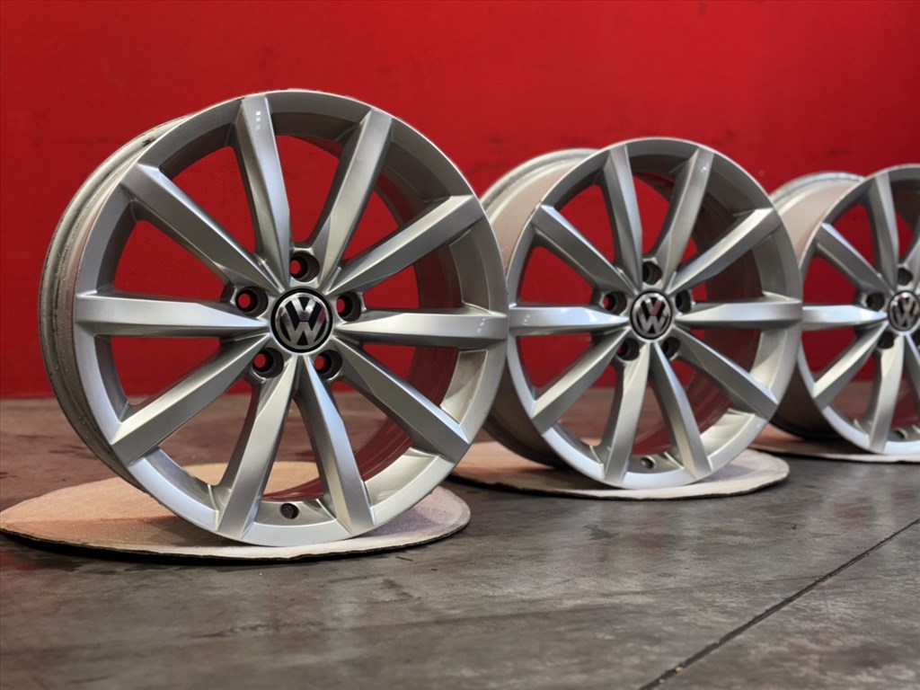 R17 5x112 Original Volkswagen Tiguan - NOVARA 7J ET43 OE 5N0601025AN gyári alufelnik felnik 6. kép