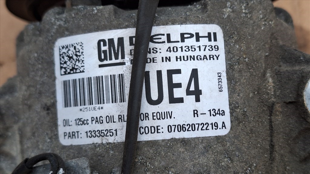 Opel Astra J klímakompresszor UE4  4. kép