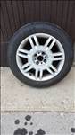 Eladó 16" használt Fiat gyári alufelni, rajta 205/55 használt Goodyear nyári gumival