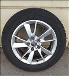 16" használt (gyári felni) alufelni, rajta 205/60 használt Dunlop téli gumi gumi