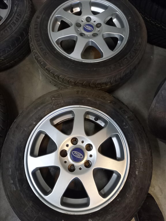 Ford 5x108-as 6.5x15" használt Enzo alufelni,195/65 használt Semperit nyári gumi Mxx 2. kép