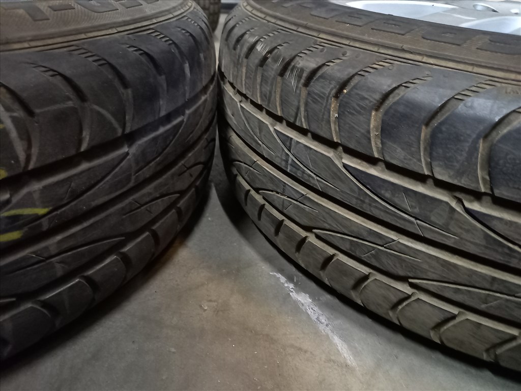 Ford 5x108-as 6.5x15" használt Enzo alufelni,195/65 használt Semperit nyári gumi Mxx 4. kép