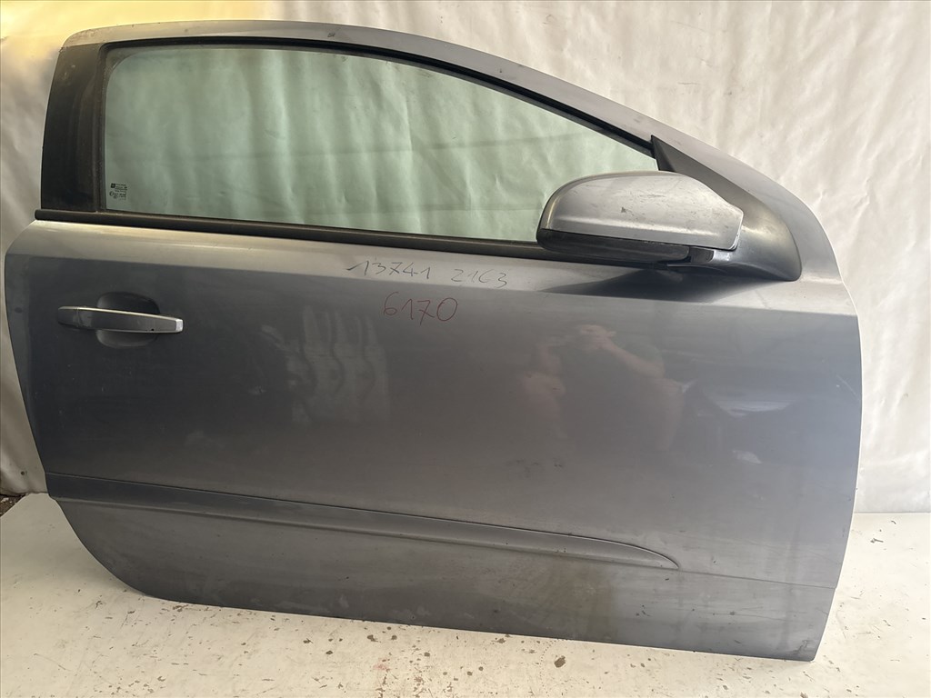 13741 Opel Astra H Jobb első Ajtó Szürke Z163 3 ajtós gtc 1. kép
